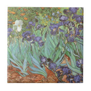 Azulejo De Cerámica Irises de Vincent van Gogh