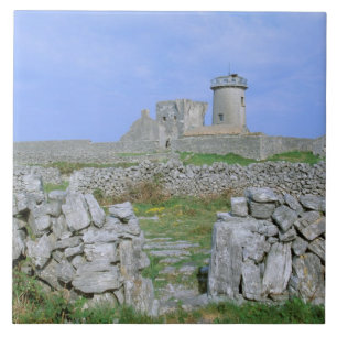 Azulejo De Cerámica Irlanda, Inishmore, Isla Aran, Fuerte Dun Aengus