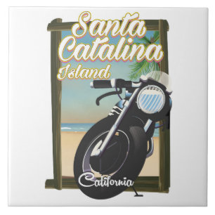 Azulejo De Cerámica Isla Santa Catalina, California EE. UU.