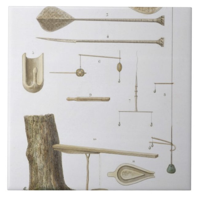 Azulejo De Cerámica Islas de sociedad: los pangas, los ganchos de (Frente)