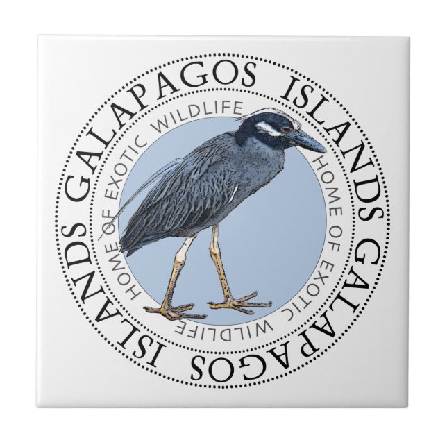 Azulejo De Cerámica Islas Galápagos (Frente)