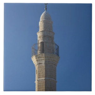 Azulejo De Cerámica Israel, Tel Aviv, Jaffa, alminar de mezquita