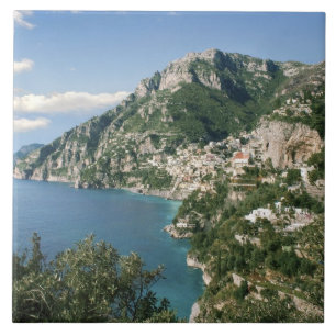 Azulejo De Cerámica Italia, Campania, Península Sorrentina, Positano,