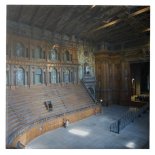 Azulejo De Cerámica Italia, Parma, Teatro Farnese