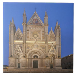 Azulejo De Cerámica Italia, Umbría, Orvieto, Catedral de Orvieto