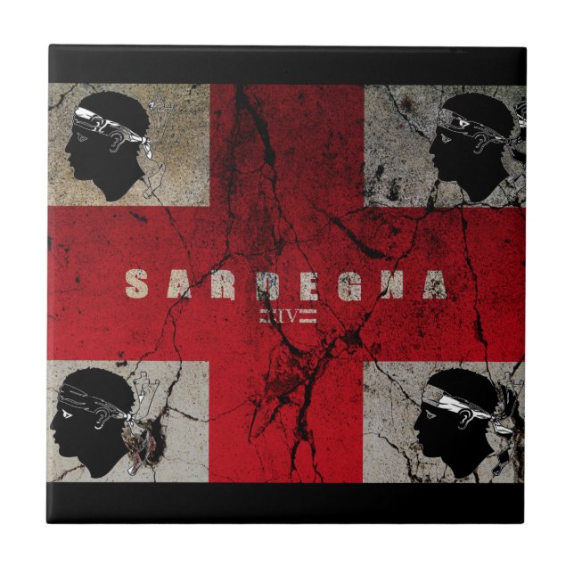 Azulejo De Cerámica IV - CST de SARDEGNA (Frente)