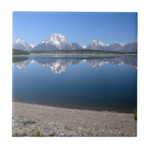 Azulejo De Cerámica jackson-lake-80