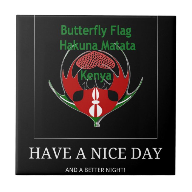 Azulejo De Cerámica Jambo Kenya (Frente)