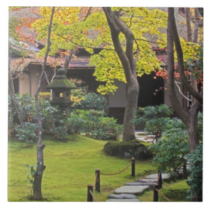 Azulejo De Cerámica Japón, Kioto, Arashiyama, Okochi Sanso