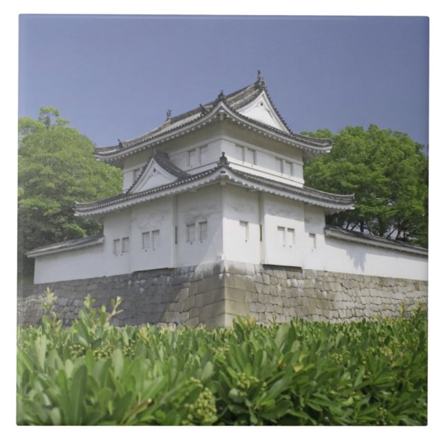 Azulejo De Cerámica Japón, Kioto, Castillo Nijo (Frente)