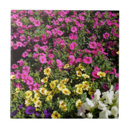 Azulejo De Cerámica Jardín de flores