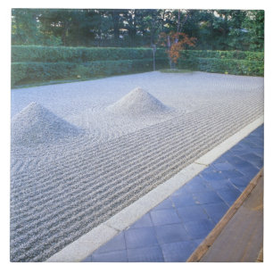 Azulejo De Cerámica Jardín del templo Daisen-in, Daitokuji, Kyoto, Jap