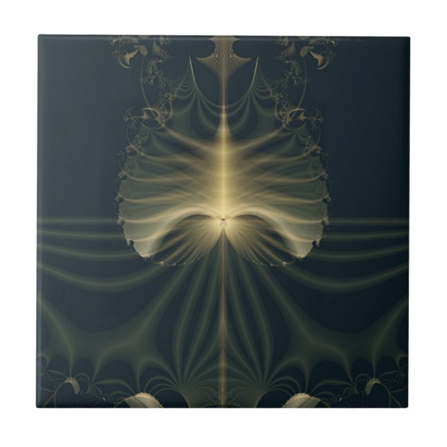 Azulejo De Cerámica Jardín mágico (Frente)