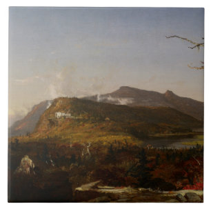 Azulejo De Cerámica Jasper Francis Cropsey - Catskill Mountain House