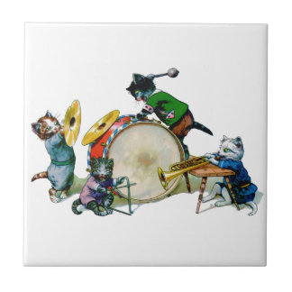 Azulejo De Cerámica Jazz Cats