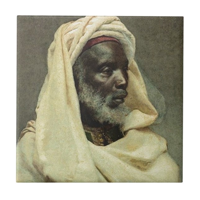 Azulejo De Cerámica Jefe de un amarrar (Frente)