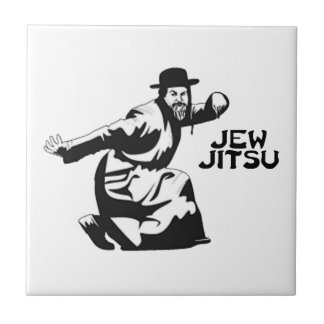 Azulejo De Cerámica Jew Jitsu Tile | Judía Bar Mitzvah Regalos