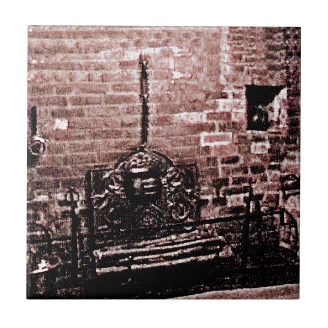 Azulejo De Cerámica jGibne de la chimenea de Stratford-sobre-Avon (Frente)