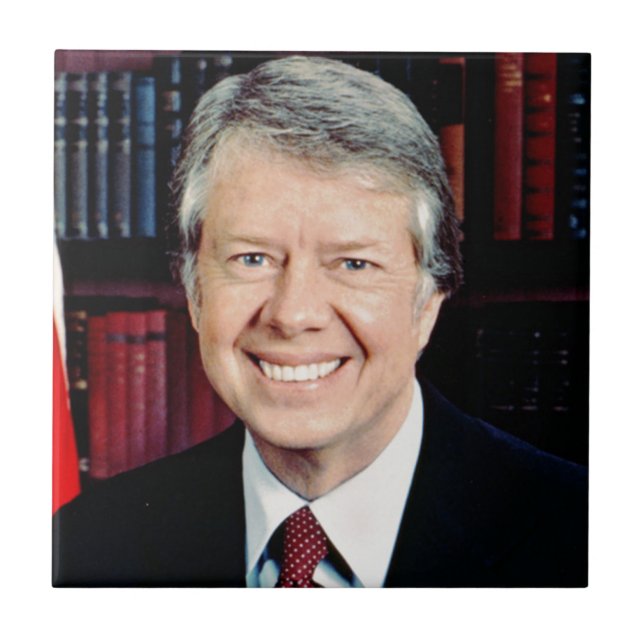 Azulejo De Cerámica Jimmy Carter (Frente)