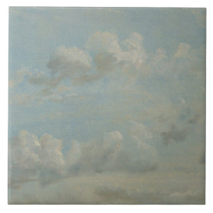 Azulejo De Cerámica John Constable - Estudio en la nube