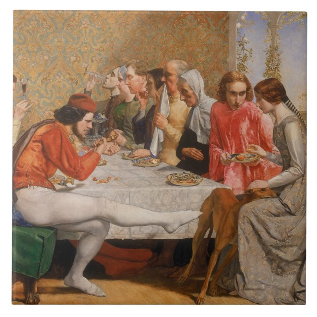 Azulejo De Cerámica John Everett Millais - Isabel (Frente)