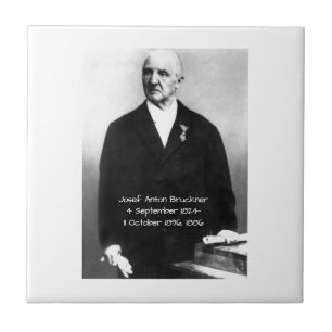 Azulejo De Cerámica José Anton Bruckner 1886