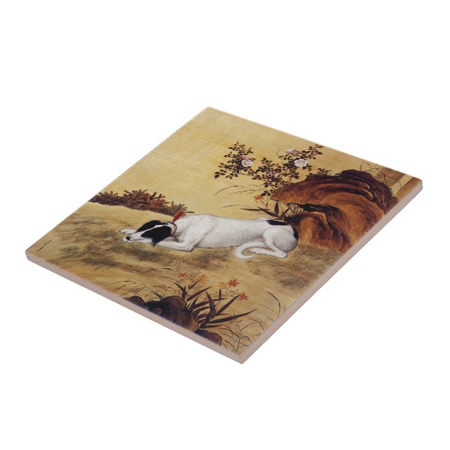 Azulejo De Cerámica ~ José Castiglione~ del galgo del ~ del 蓦空鹊 de (Lado)