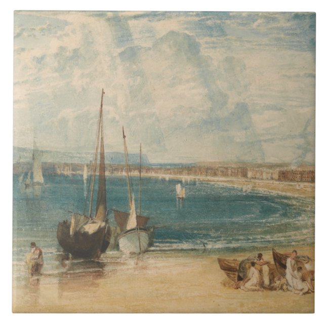 Azulejo De Cerámica Joseph Mallord William Turner - Weymouth (Frente)