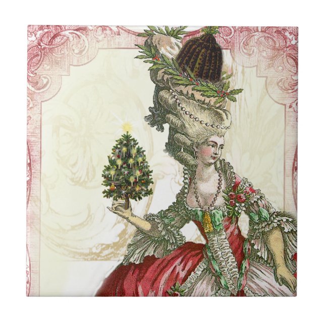 Azulejo De Cerámica Joyeux Noel (Frente)