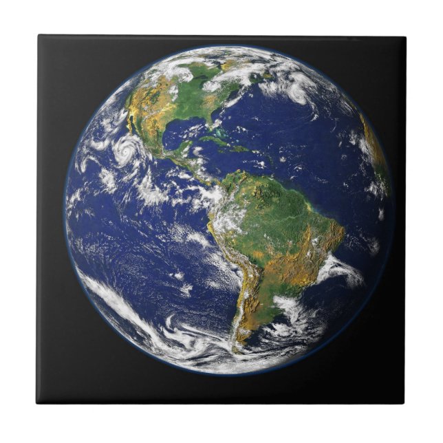 Azulejo De Cerámica JoyToTheWorld: CareForMotherEarth (Frente)
