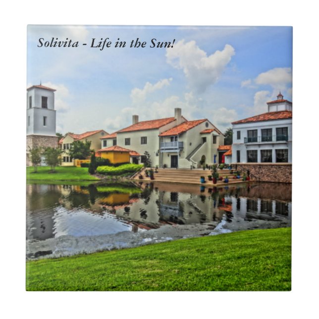 Azulejo De Cerámica Jubilación - Centro de Aldea Solivita Kissimmee FL (Frente)