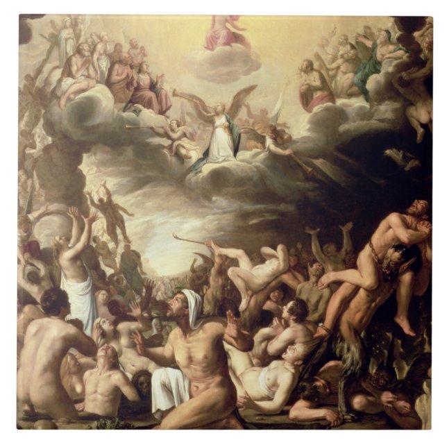 Azulejo De Cerámica Juicio pasado (Frente)