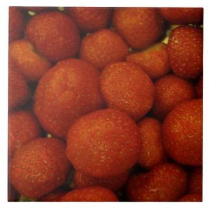 Azulejo De Cerámica Juicy Strawberries Tile