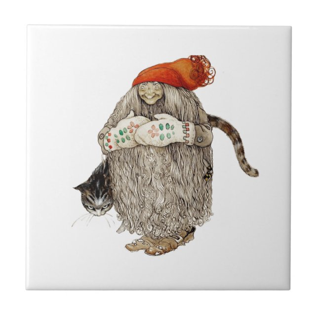 Azulejo De Cerámica Jultomten (Frente)