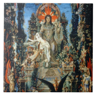 Azulejo De Cerámica Júpiter y Semele, 1894-95 (aceite en lona)