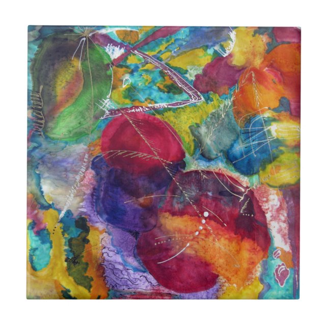 Azulejo De Cerámica Kandinsky (Frente)