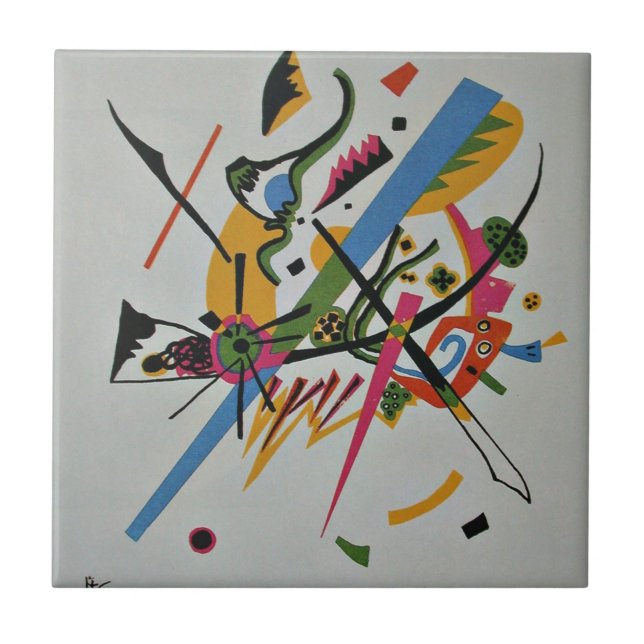 Azulejo De Cerámica Kandinsky - Pequeños mundos, 1922 (Frente)
