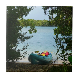 Azulejo De Cerámica Kayak en St. Thomas Islas Vírgenes Estadounidenses