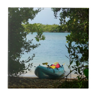 Azulejo De Cerámica Kayak en St. Thomas Islas Vírgenes Estadounidenses