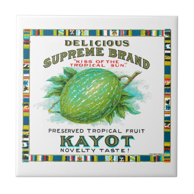 Azulejo De Cerámica Kayot supremo conservado (Frente)