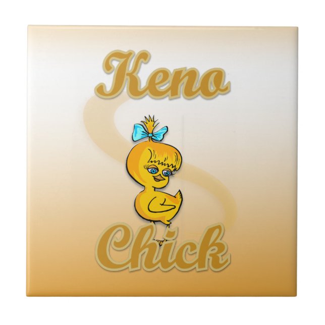 Azulejo De Cerámica Keno Chick (Frente)