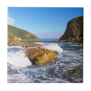 Azulejo De Cerámica Knysna Heads, ruta del jardín, Cabo Occidental