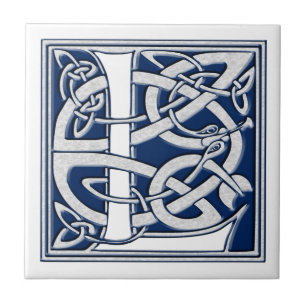 Azulejo De Cerámica L céltico monograma