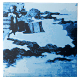 Azulejo De Cerámica La antigüedad de Amsterdam envía la apariencia