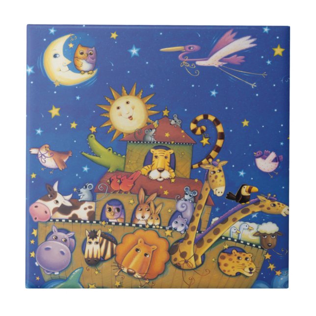 Azulejo De Cerámica La arca (Frente)