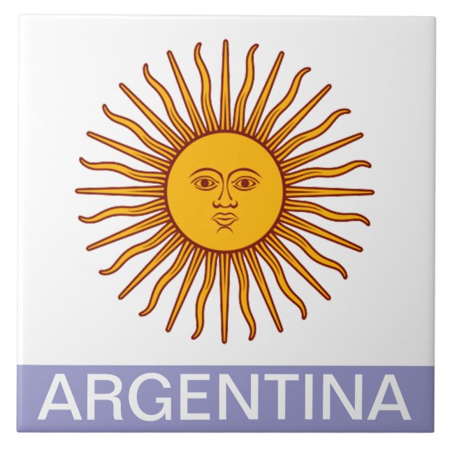 AZULEJO DE CERÁMICA LA ARGENTINA (Frente)