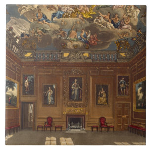 Azulejo De Cerámica La cámara de la audiencia de la reina, castillo d
