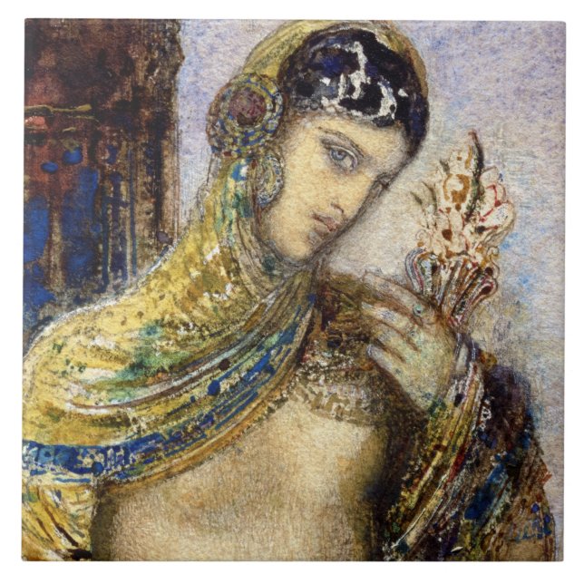 Azulejo De Cerámica La canción de las canciones (detalle de 83718) (Frente)