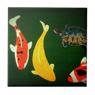 Azulejo De Cerámica La charca pacífica