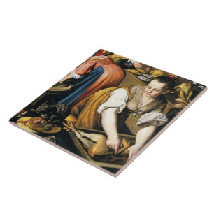 Azulejo De Cerámica La cocina en detalle de Vincenzo Campi